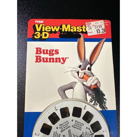 Vintage 1990 Tyco View-Master 3D Bugs Bunny Reel Set – Sealed - Picture 5 of 6